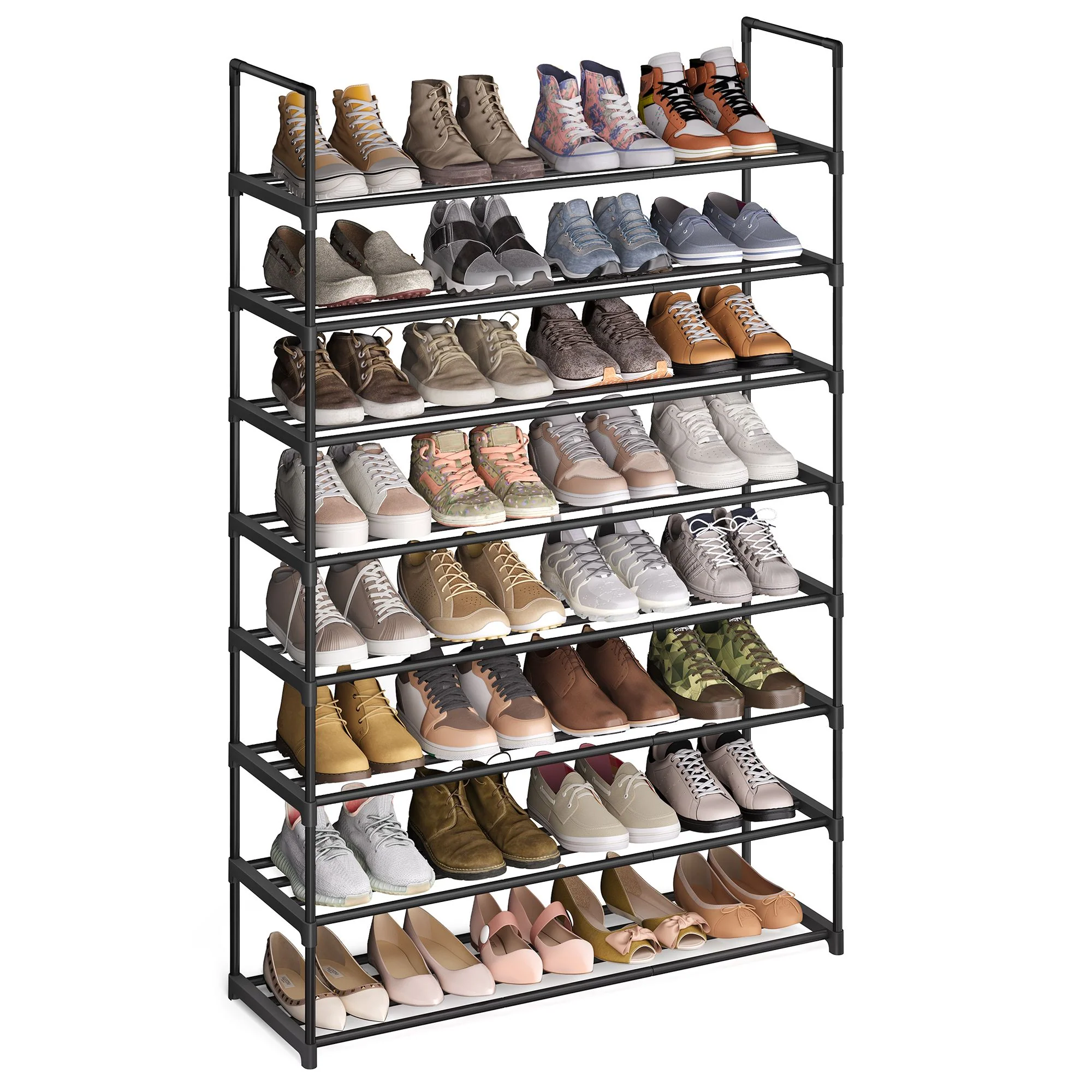 SONGMICS Shoe Rack, Shoe Organizer, Metal Storage Shelf - Image 3