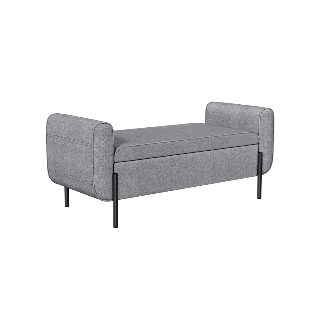Storage Bench with Armrests - Image 3