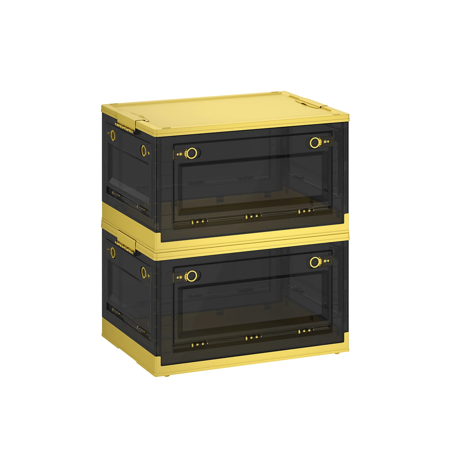 Stackable Storage Bins with Lids and Wheels - Image 7