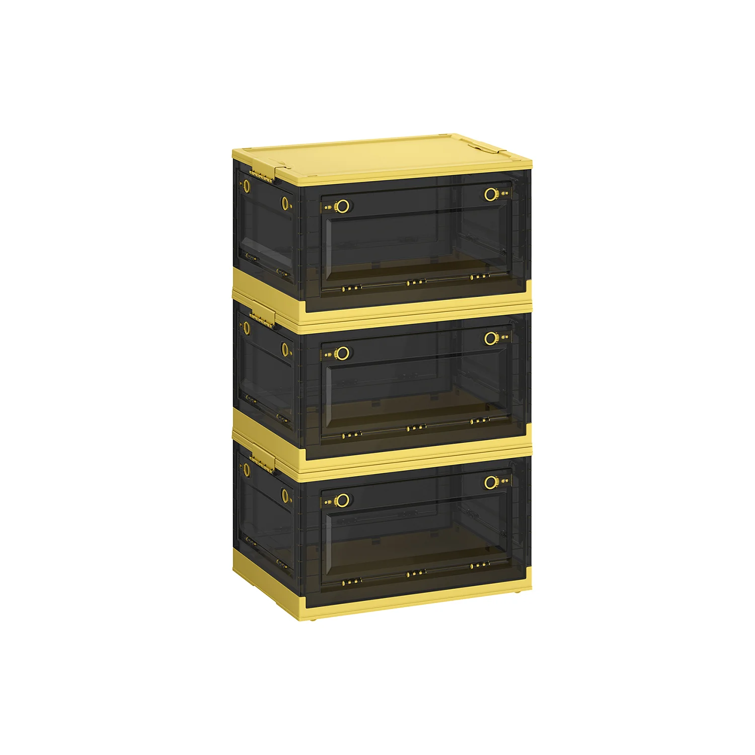Stackable Storage Bins with Lids and Wheels - Image 8
