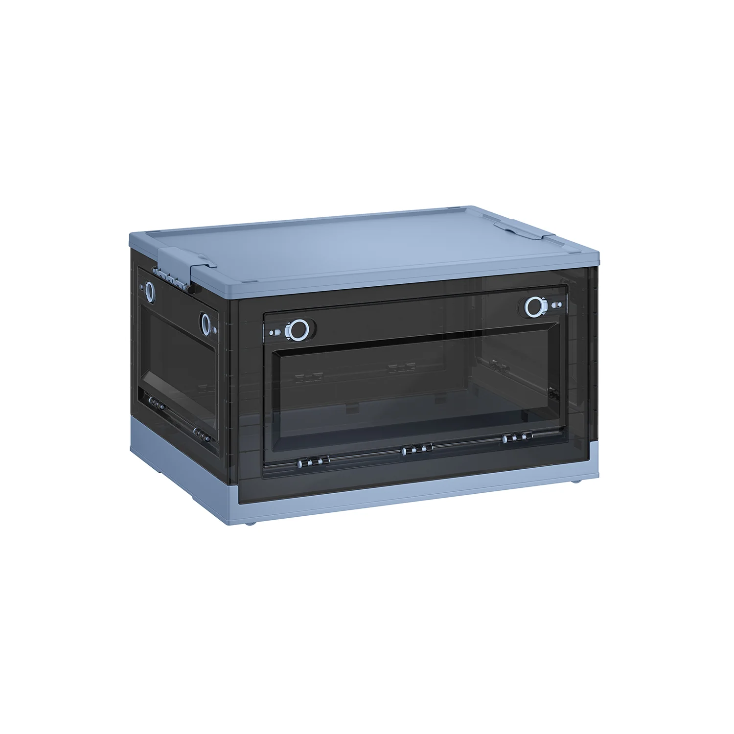 Stackable Storage Bins with Lids and Wheels - Image 9