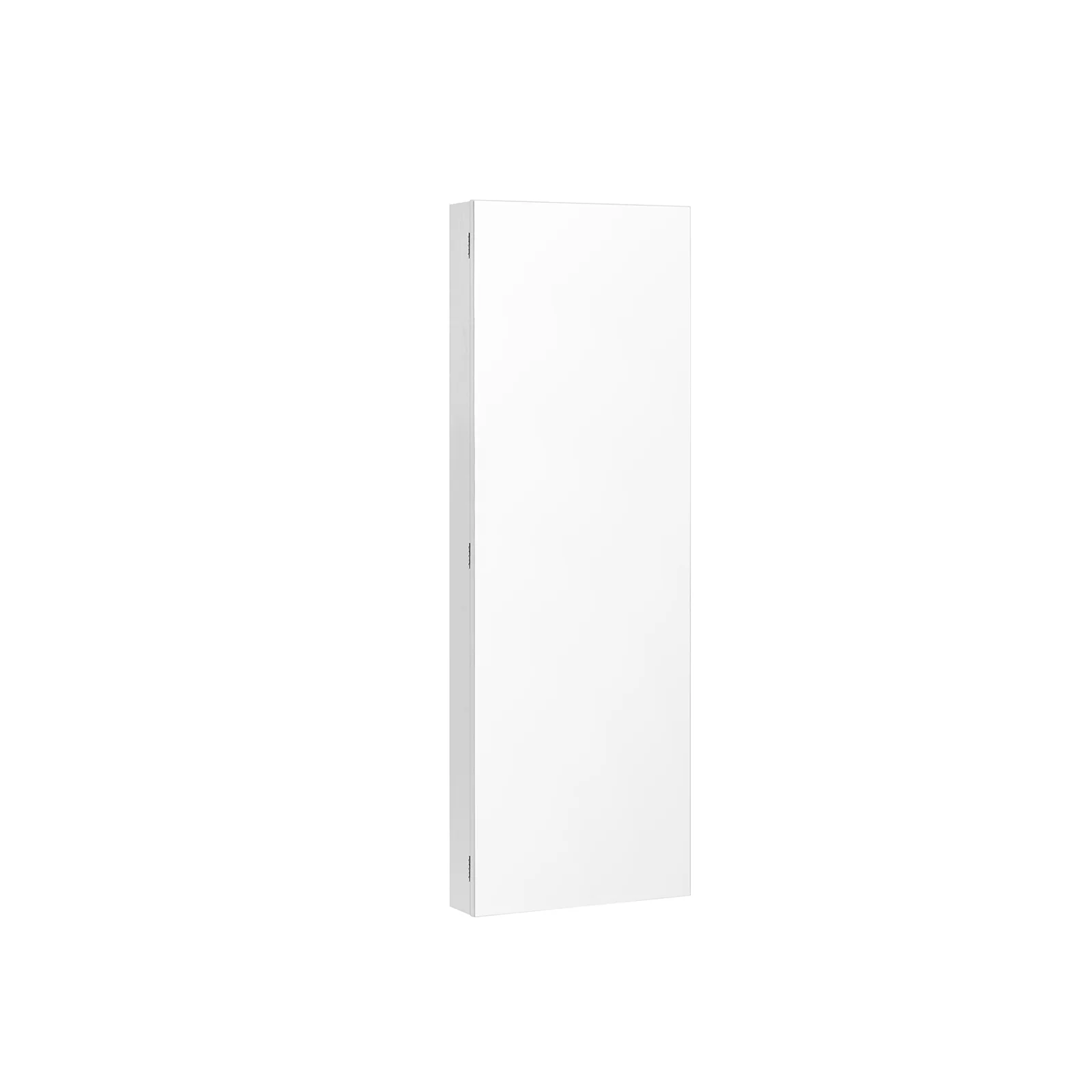 Hanging Jewelry Cabinet Armoire with Built-in Mirror