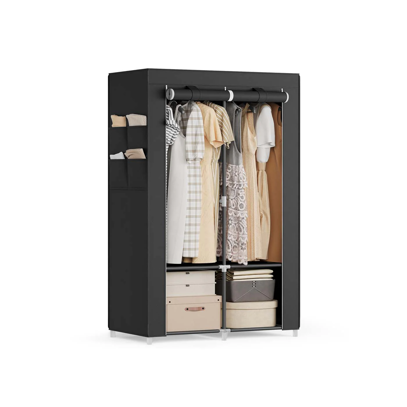 Portable Closet with 3 Shelves