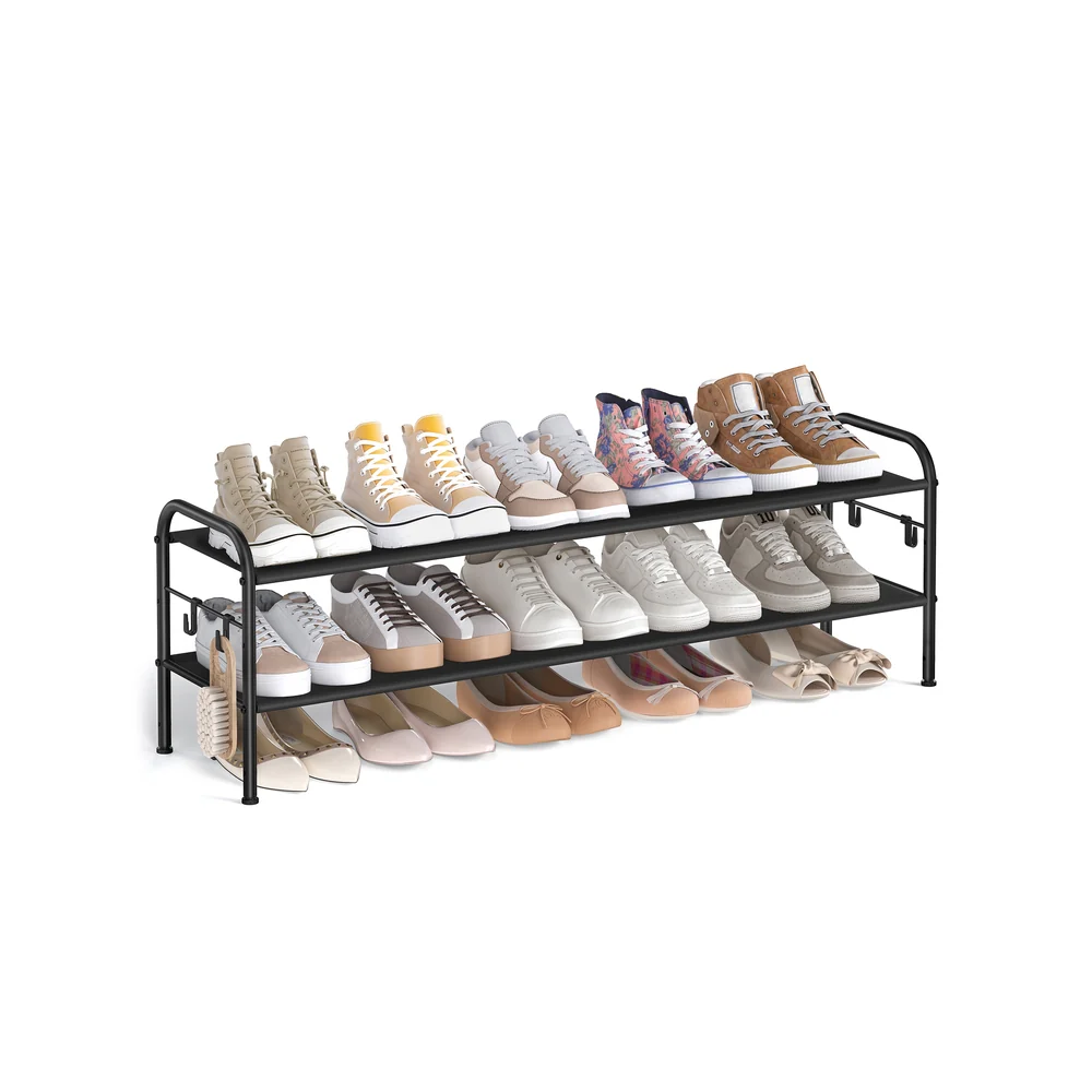 44.9" Wide Fabric Shoe Rack