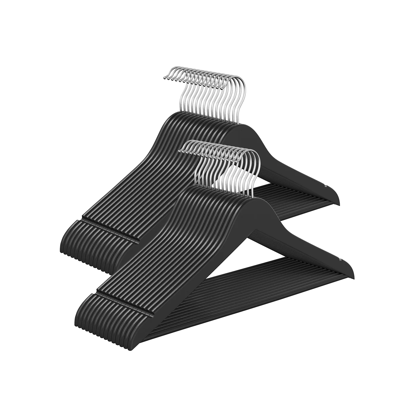 Wooden Hangers with 360° Swivel Hooks - Image 2