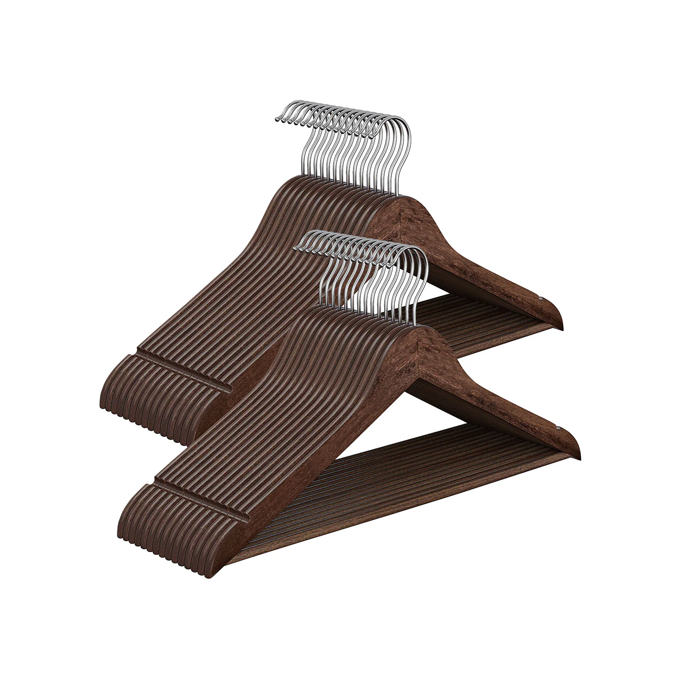 Wooden Hangers with 360° Swivel Hooks - Image 3