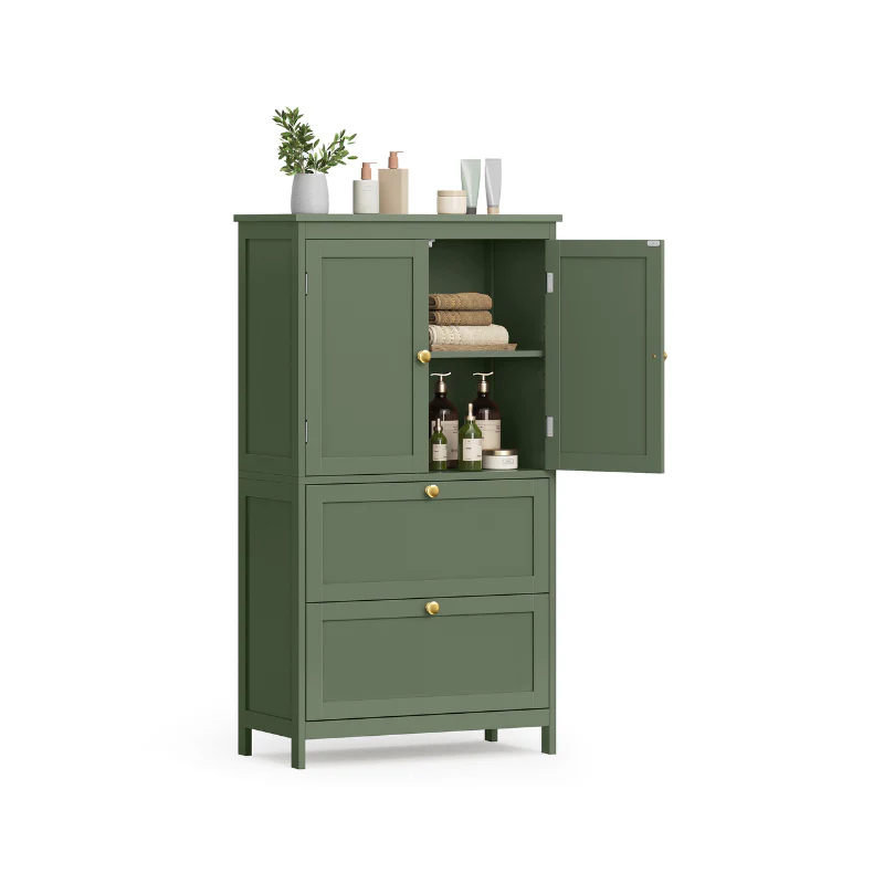 Freestanding Cabinet with 2 Drawers and 2 Doors - Image 2