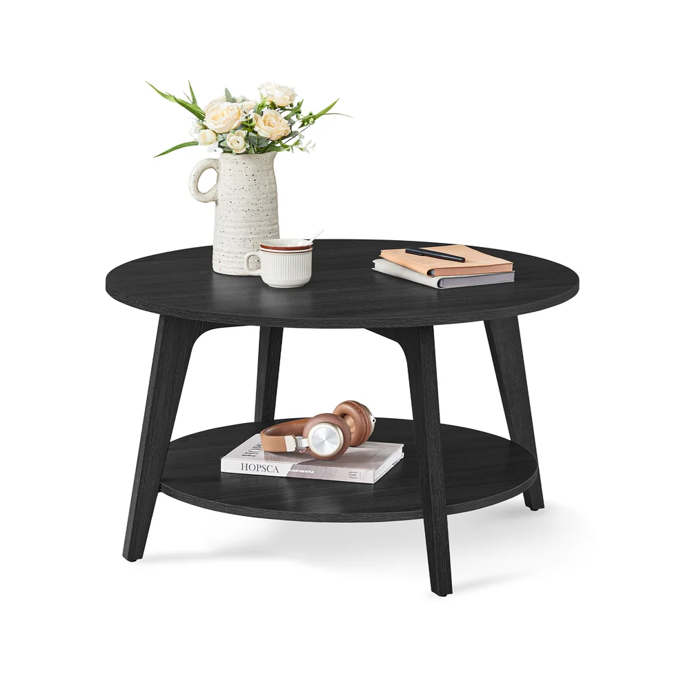 Maezo Collection - 2 Tier Round Coffee Table - Image 3