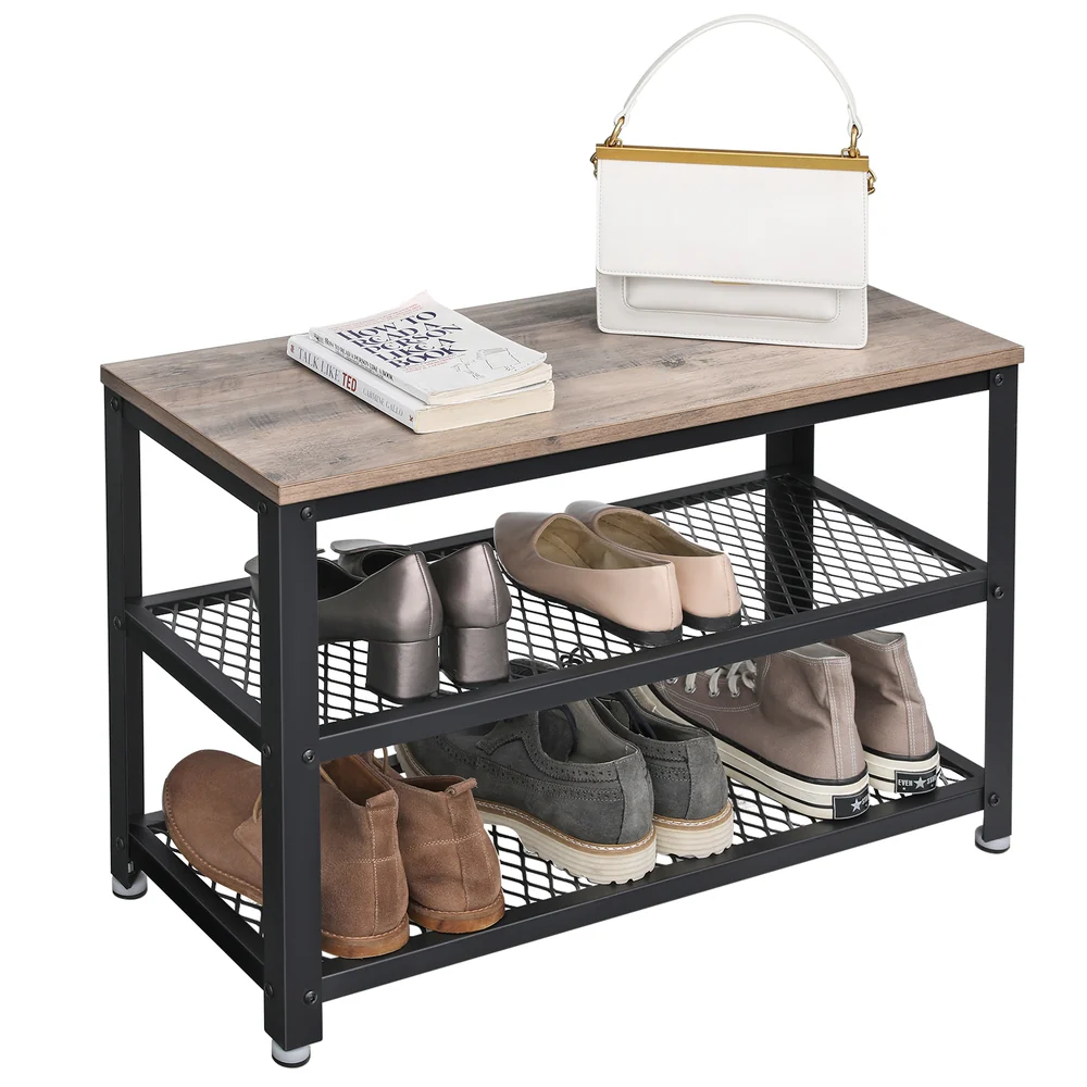Daxton Collection - 3 Tiers Shoe Bench - Image 3
