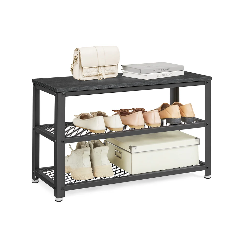 Daxton Collection - 3 Tiers Shoe Bench - Image 4