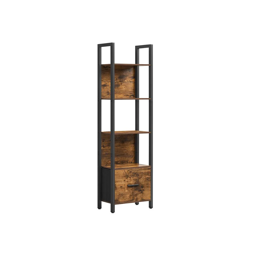 5-Tier Book Shelf with Drawer
