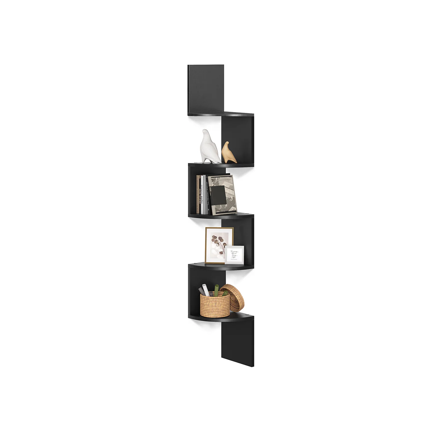 5-Tier Floating Wall Shelf - Image 4