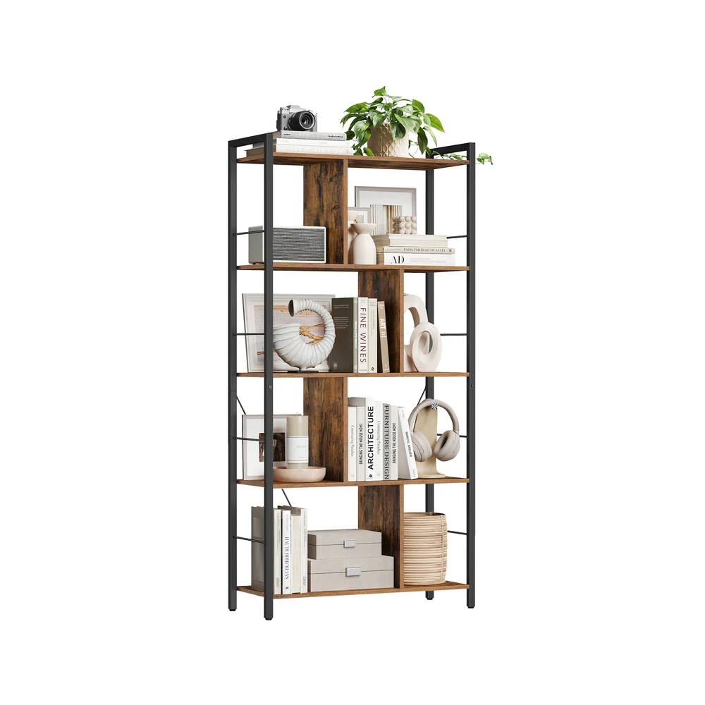 5 Tier Shelving Unit with Open Compartments