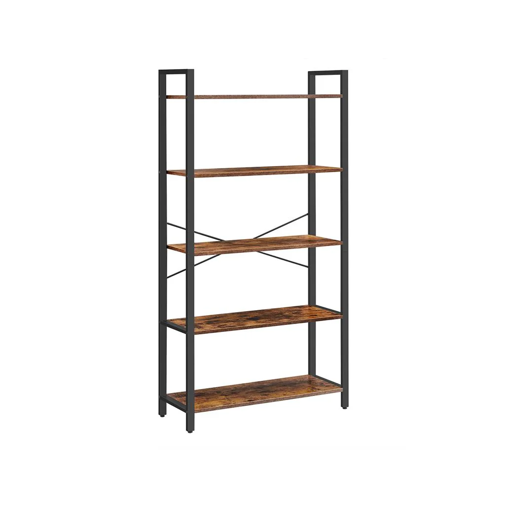5-Tier Storage Rack with Steel Frame