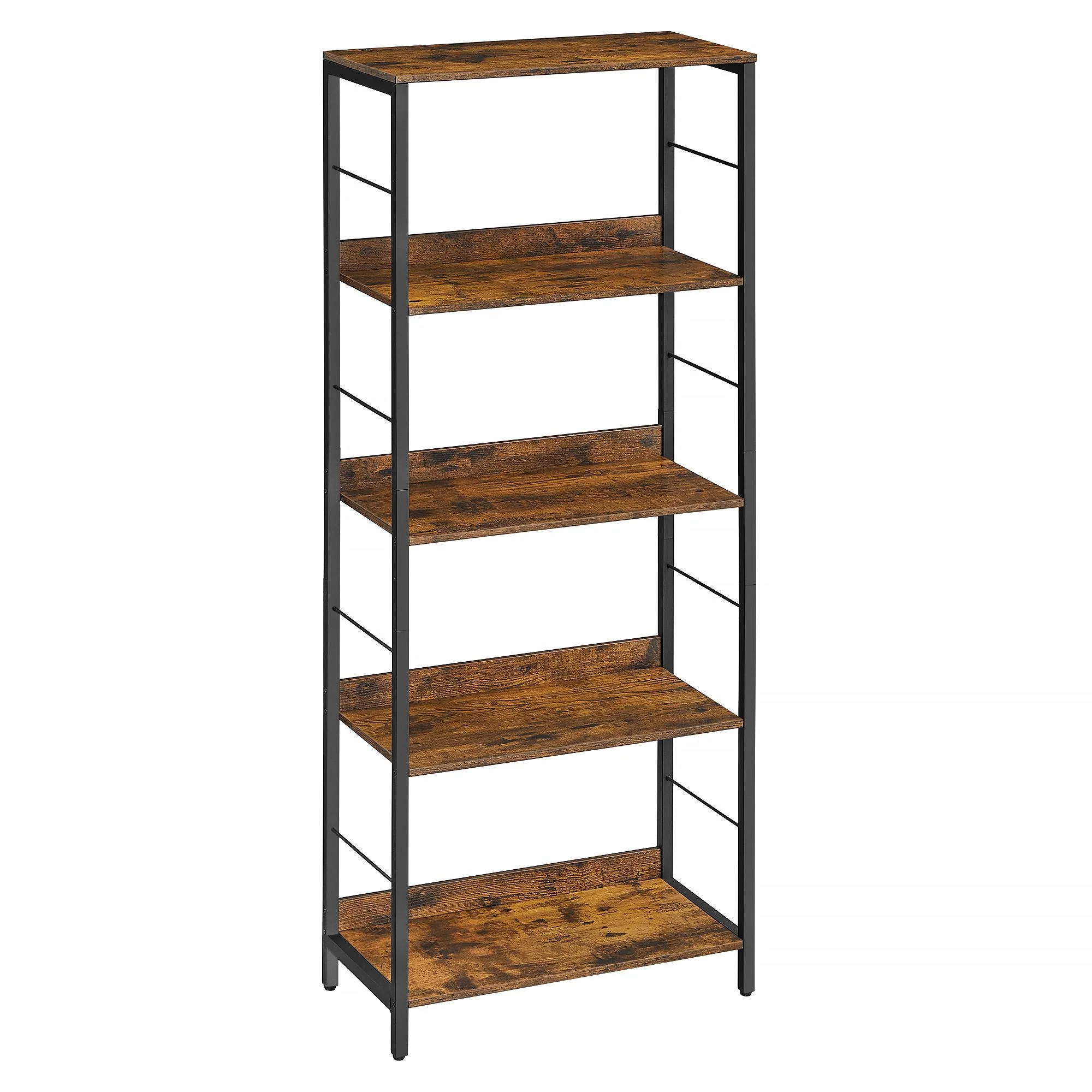 6-Tier Industrial Bookshelf - Image 2