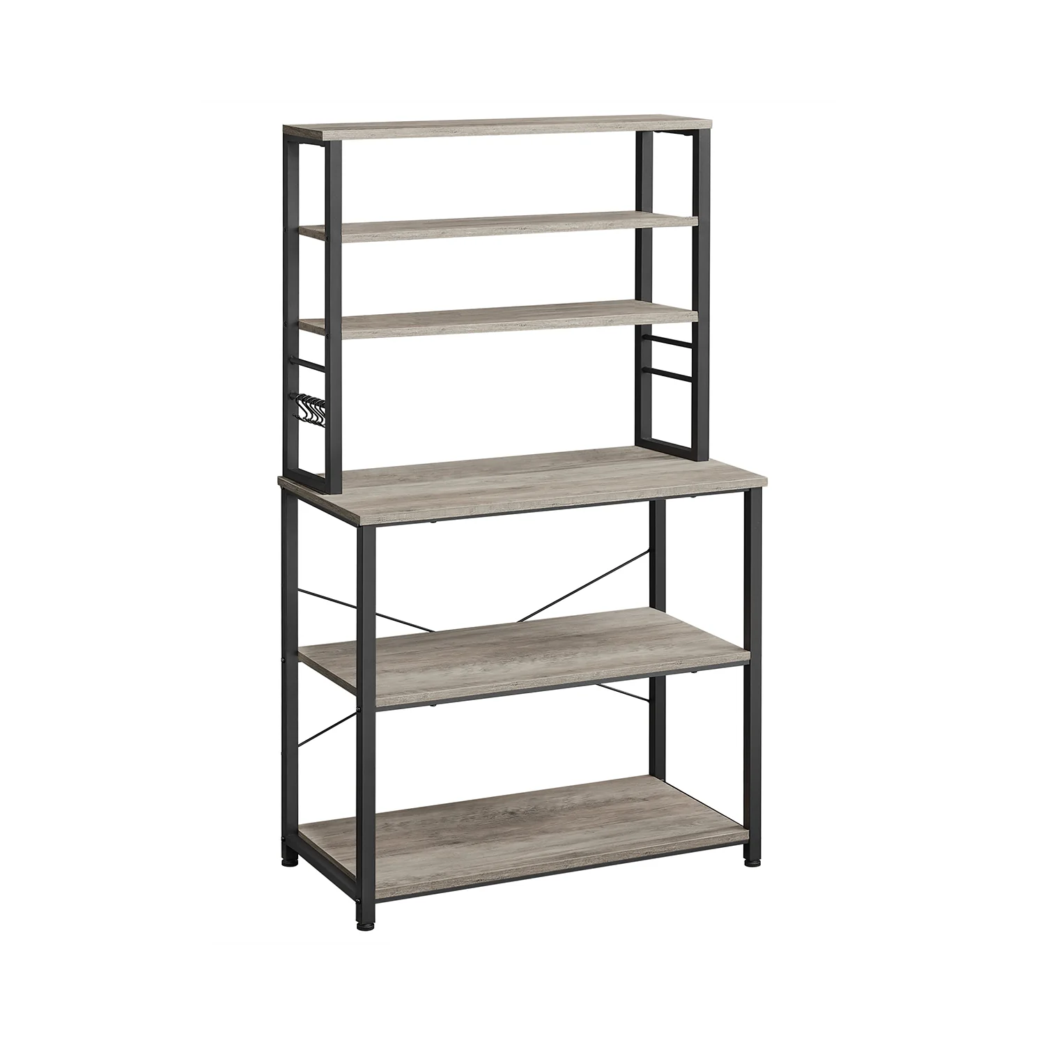 Coffee Bar with 6-Tier Shelves - Image 2
