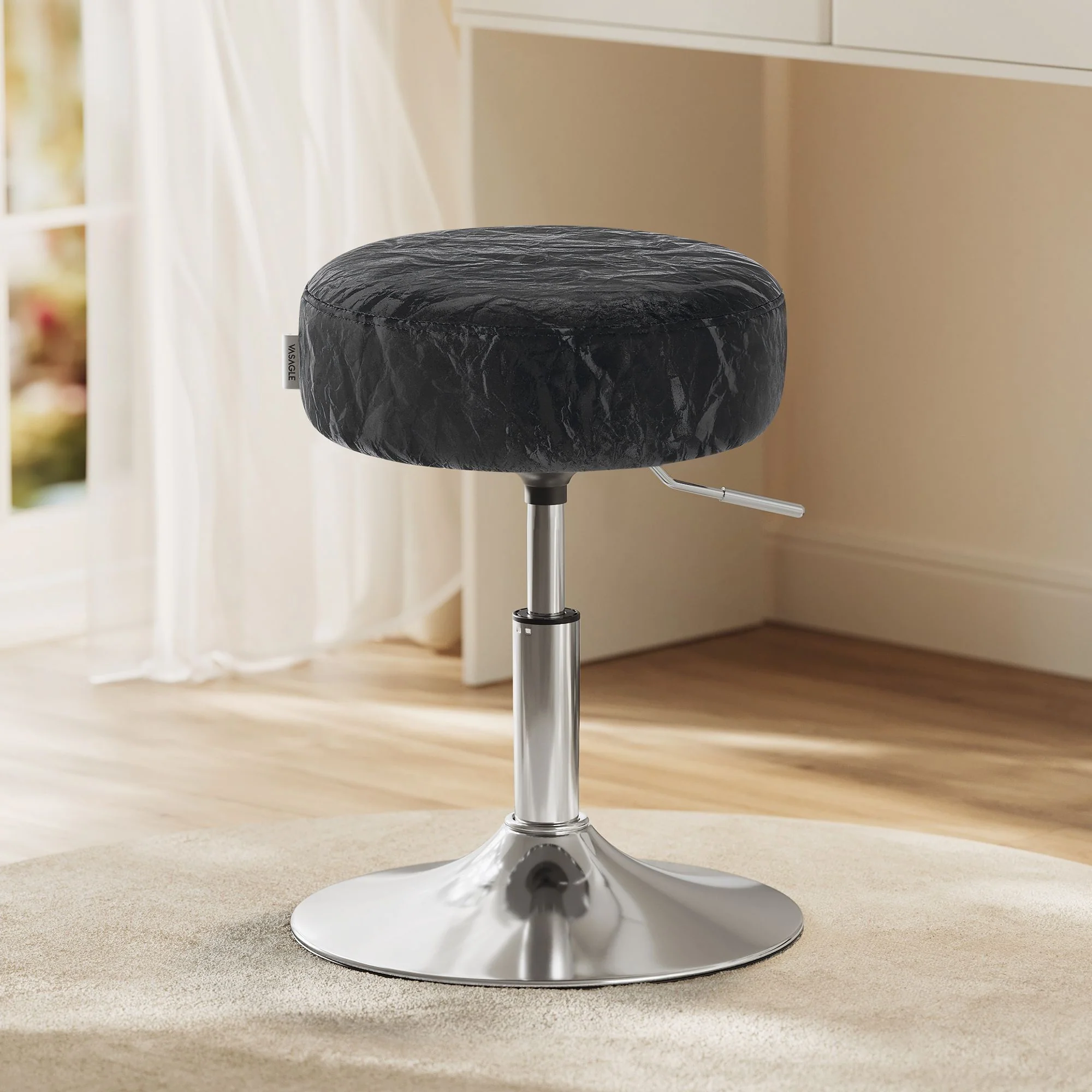 Adjustable Vanity Stool, Makeup Vanity Chair - Image 3