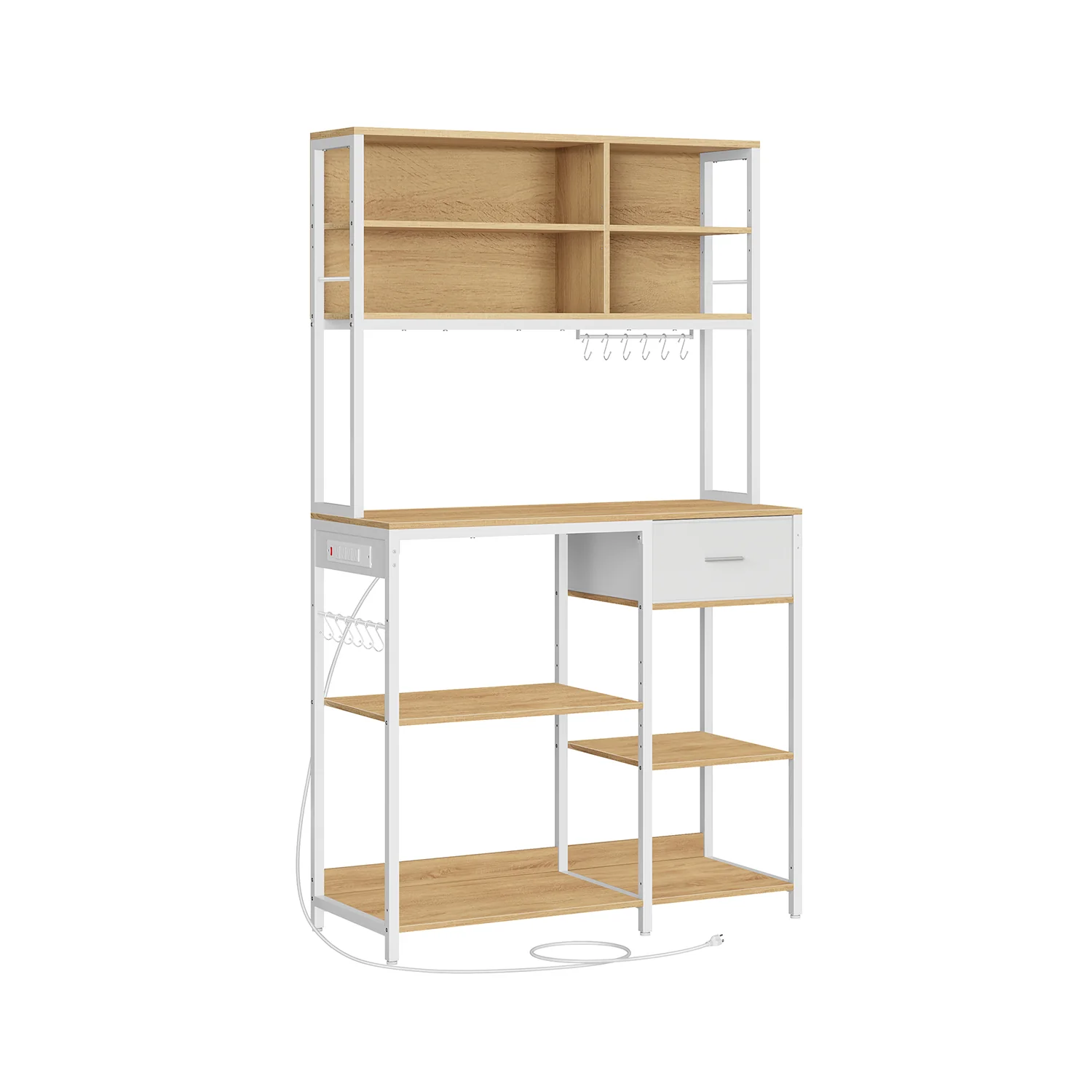 Bakers Rack with 12 Hooks - Image 2