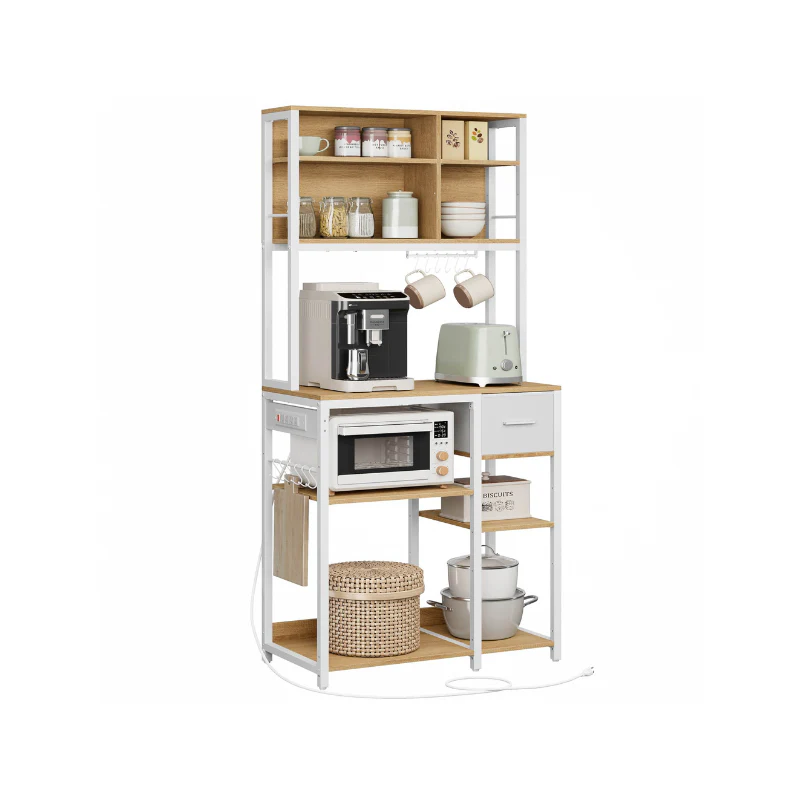 Bakers Rack with Charging Station - Image 2