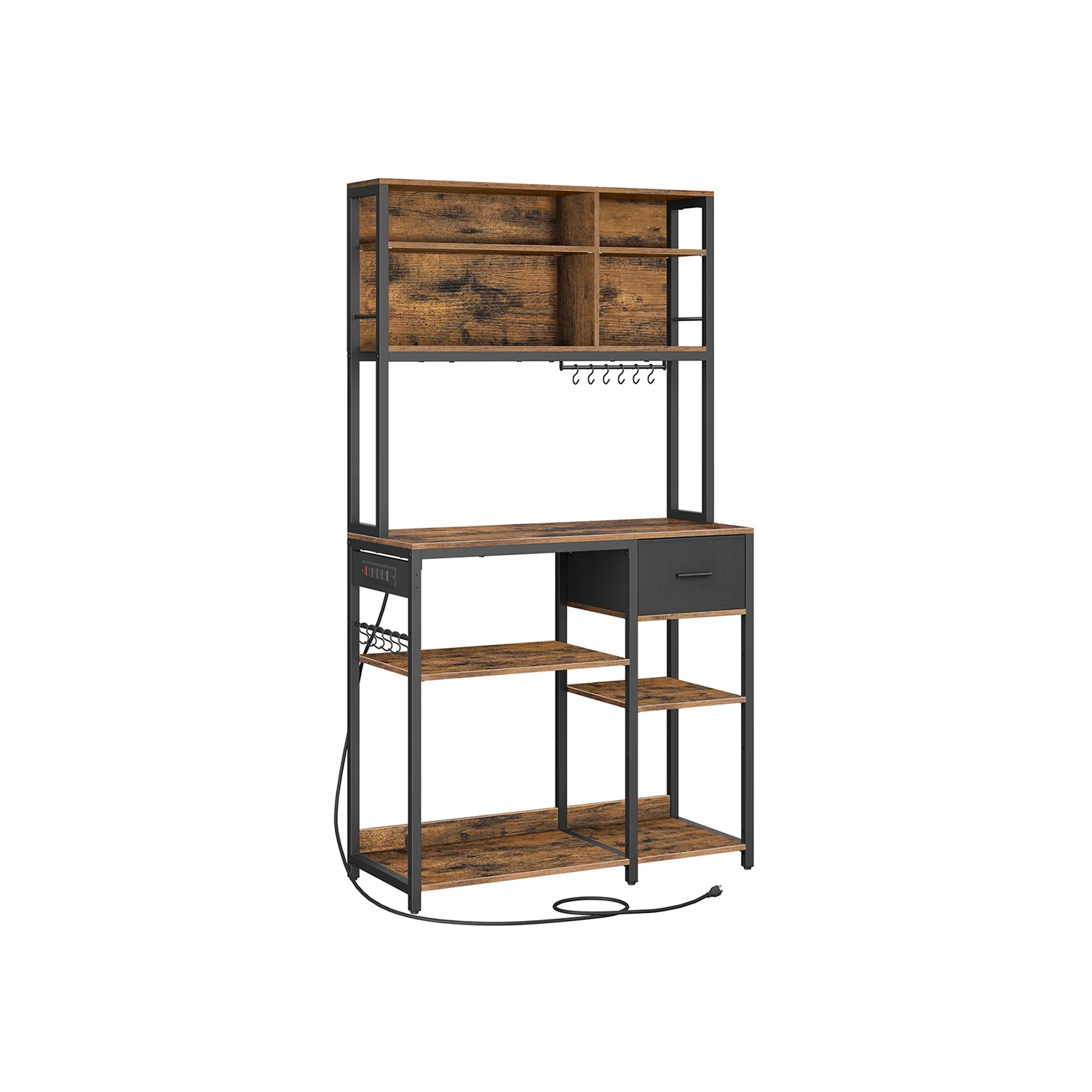 Bakers Rack with Charging Station - Image 3
