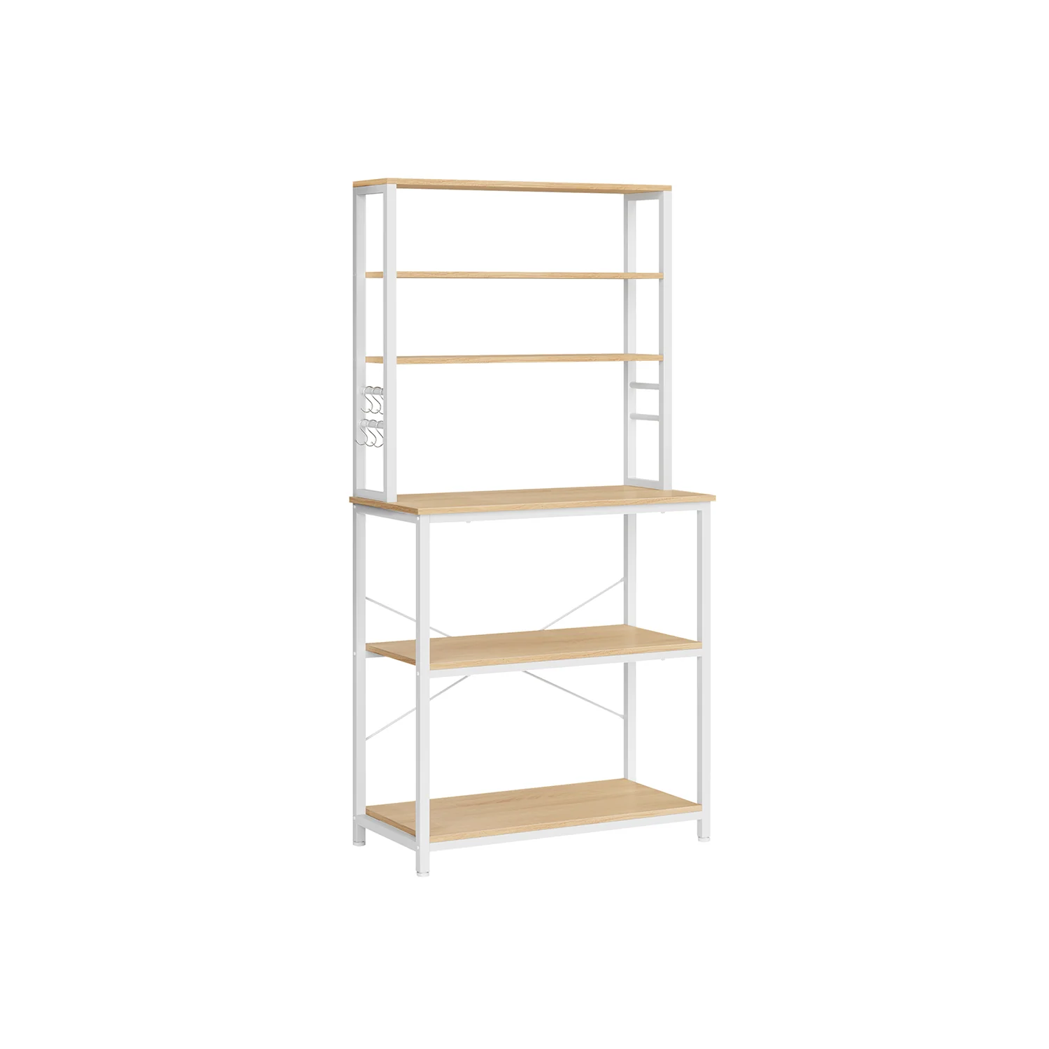 Coffee Bar with 6-Tier Shelves - Image 2