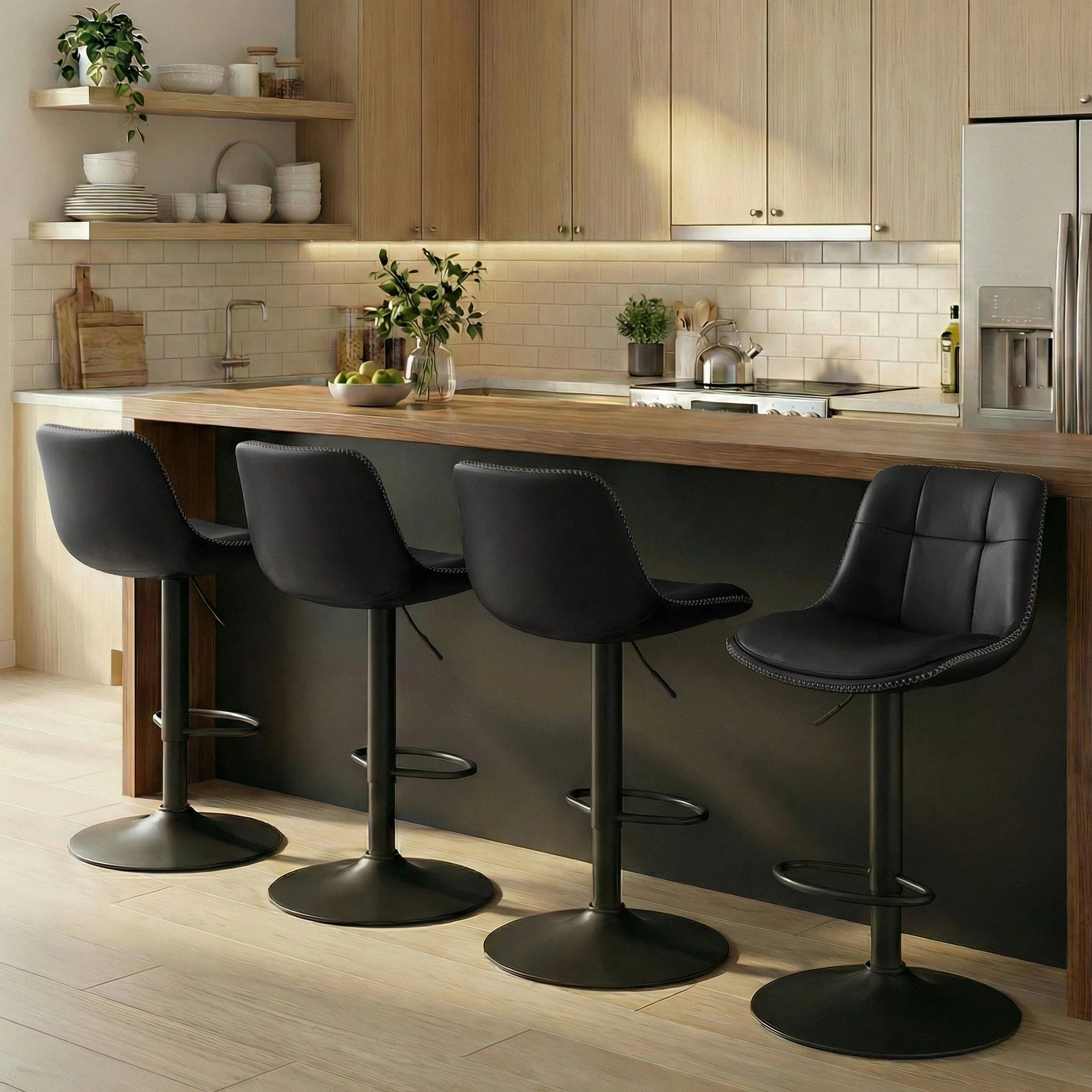 Bar Stools, Swivel Bar Chairs - Image 4