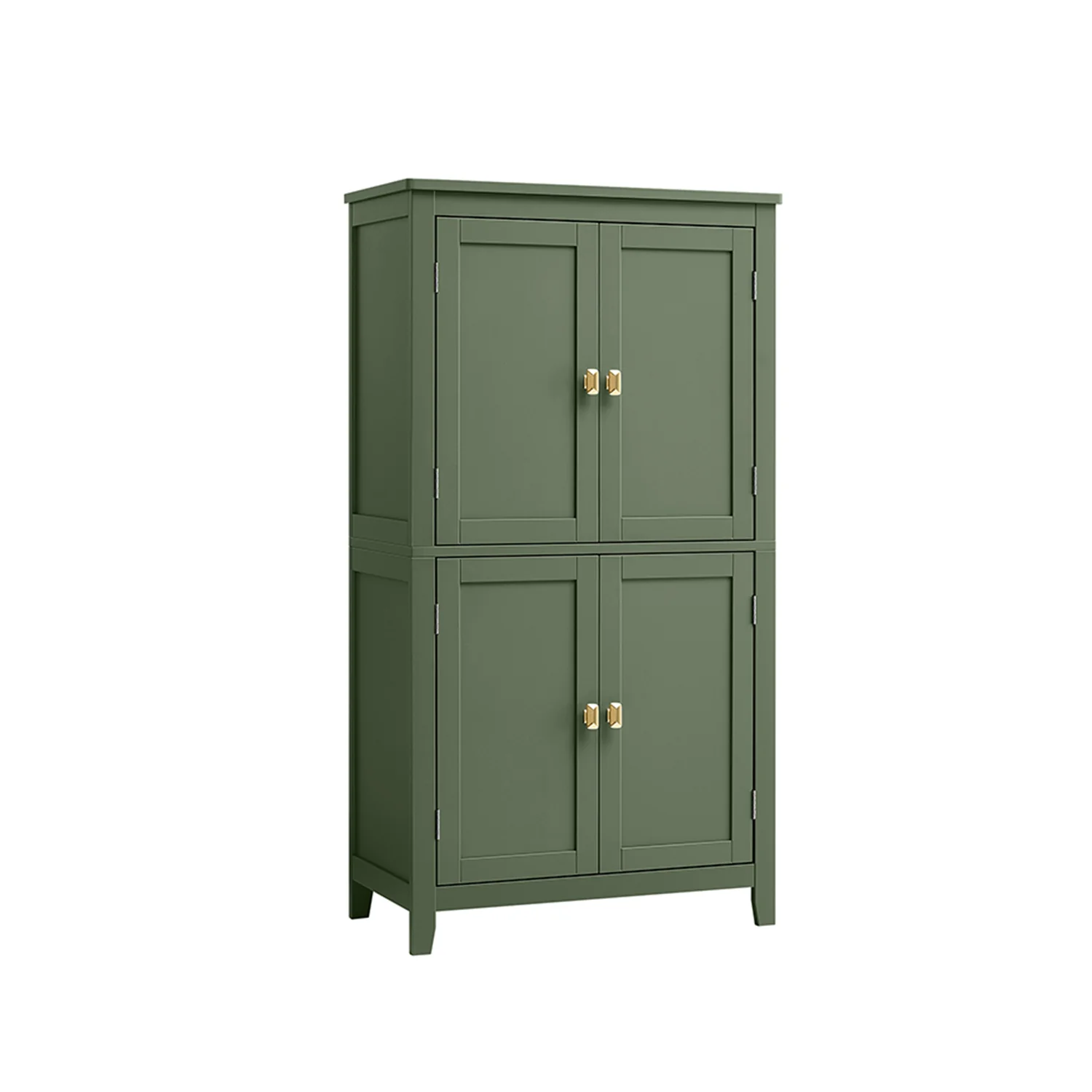 Helan Collection - Freestanding Bathroom Floor Storage Cabinet with 4 Doors - Image 4