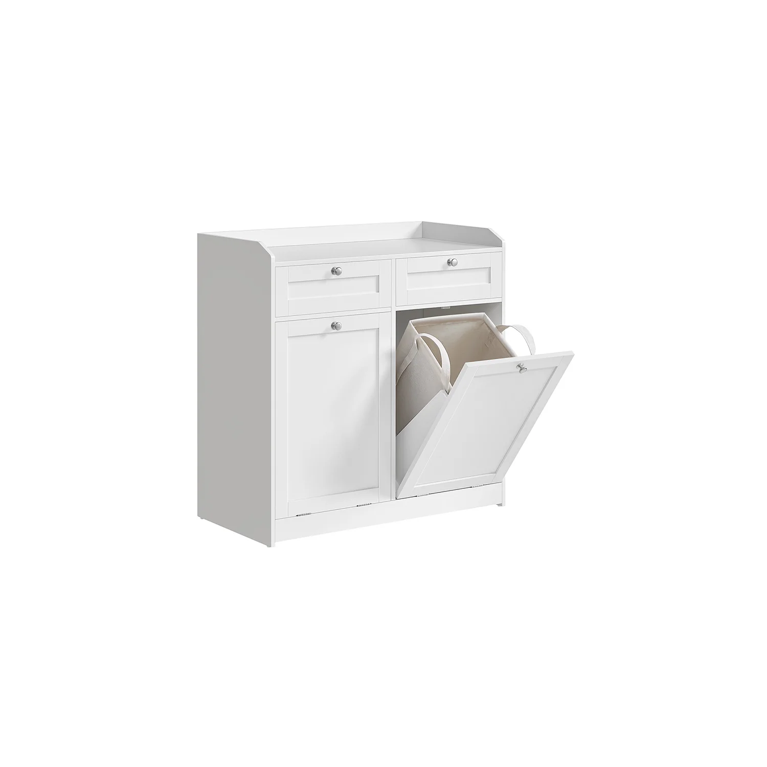 Bathroom Laundry Cabinet with Basket