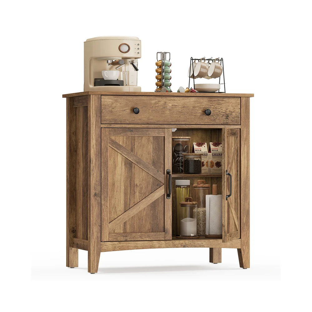 Liry Collection - Buffet Cabinet with Storage and Drawer - Image 3