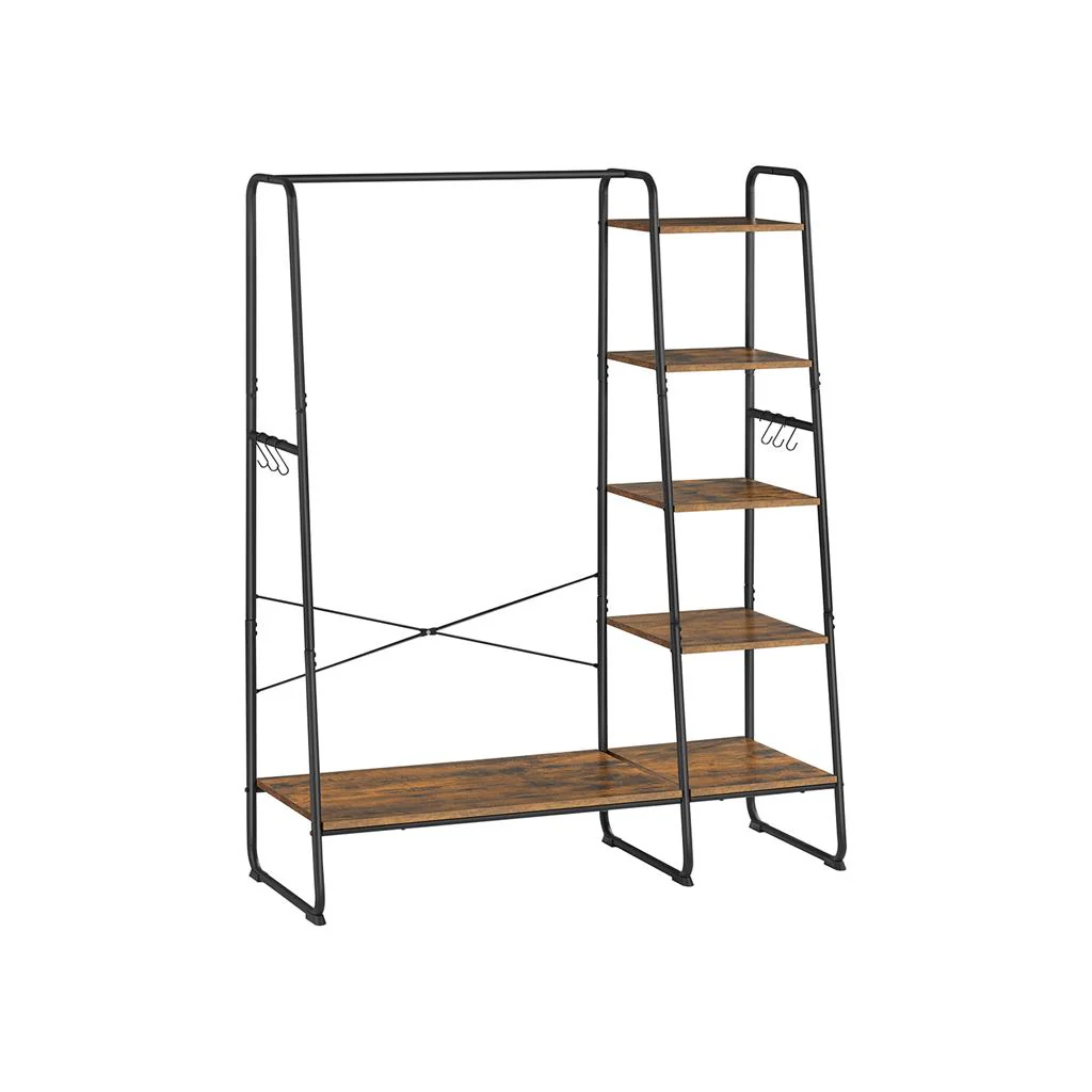 Clothing Rack with Shoe Shelf