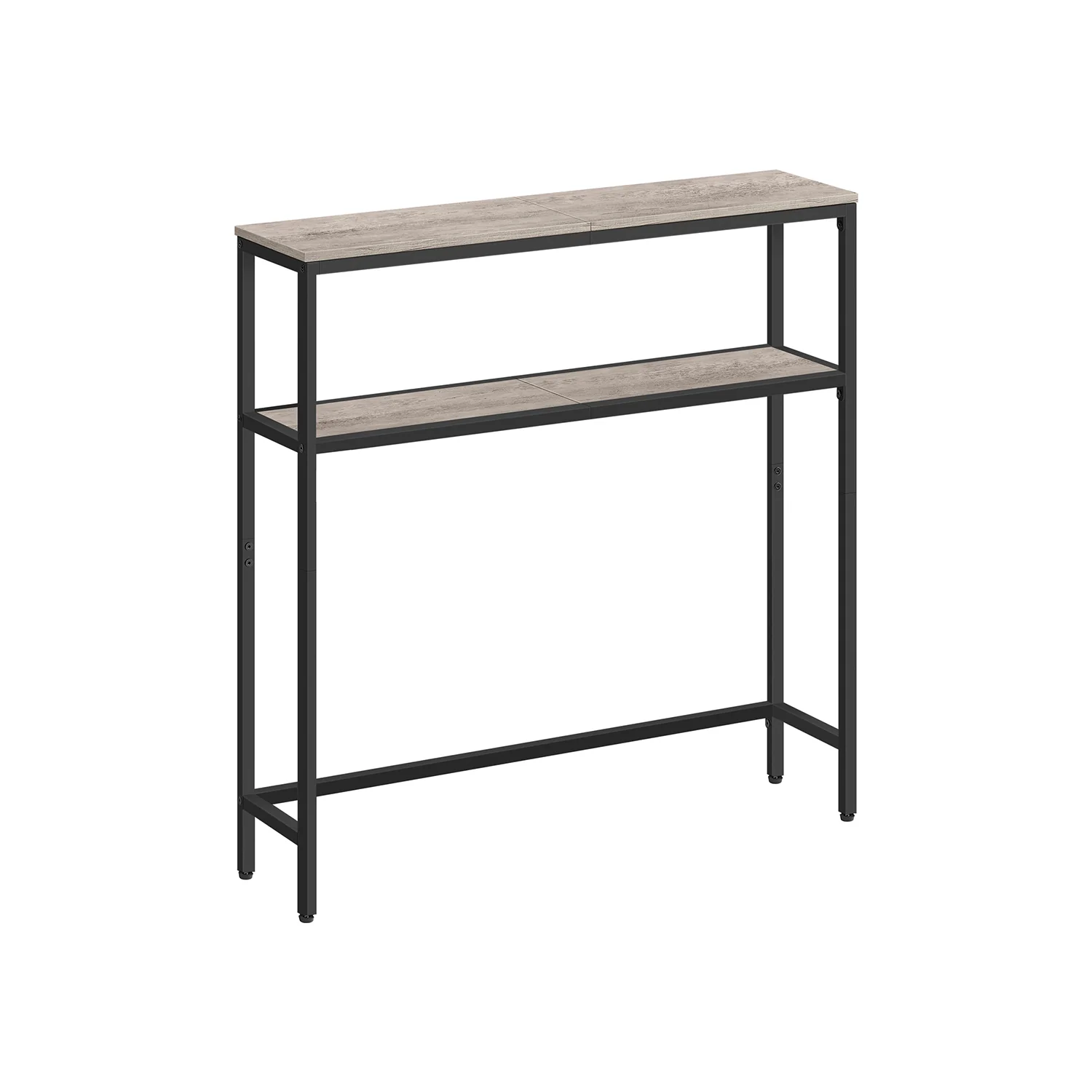 2-Tier Sofa Table Narrow Entryway Table - Image 2