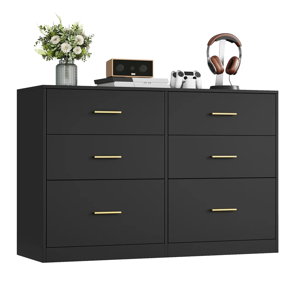 Custos Collection - Dresser with LED Lights and Power Strip - Image 3