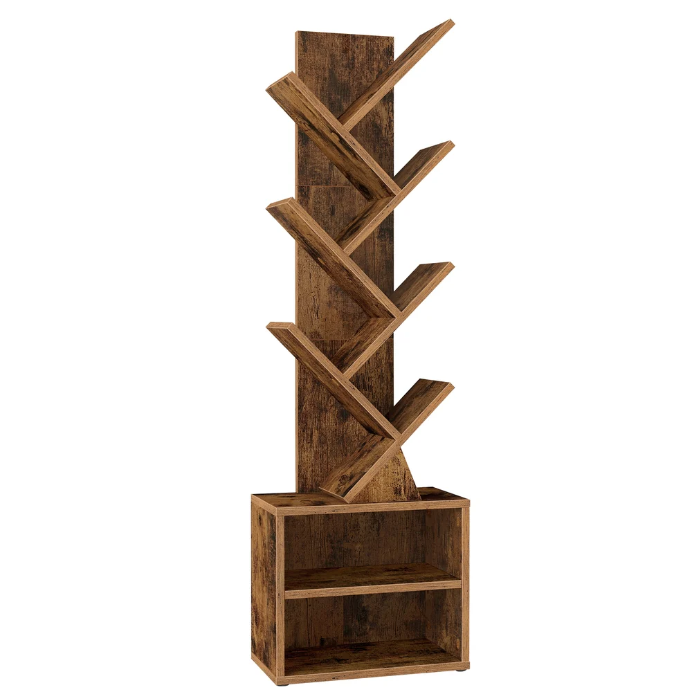 Custos Collection - Modern tree bookshelf with cabinet