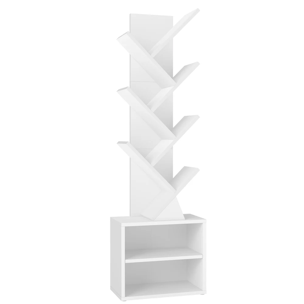 Custos Collection - Modern tree bookshelf with cabinet - Image 2