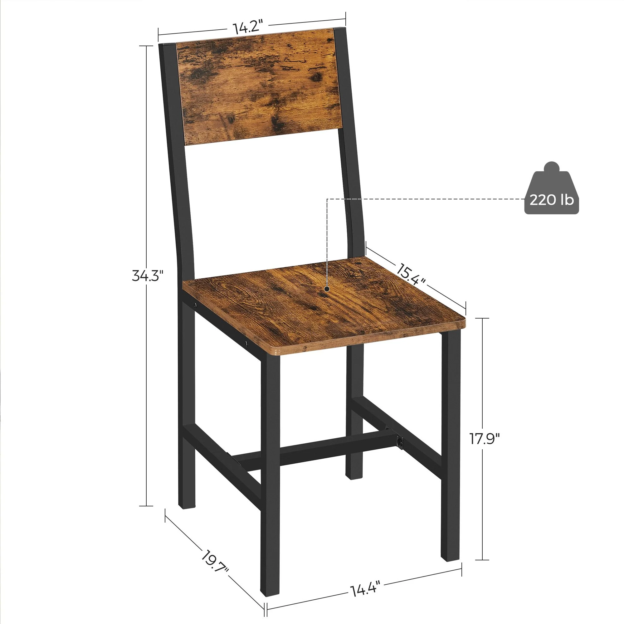 Dining Chair with Metal Steel Frame - Image 6