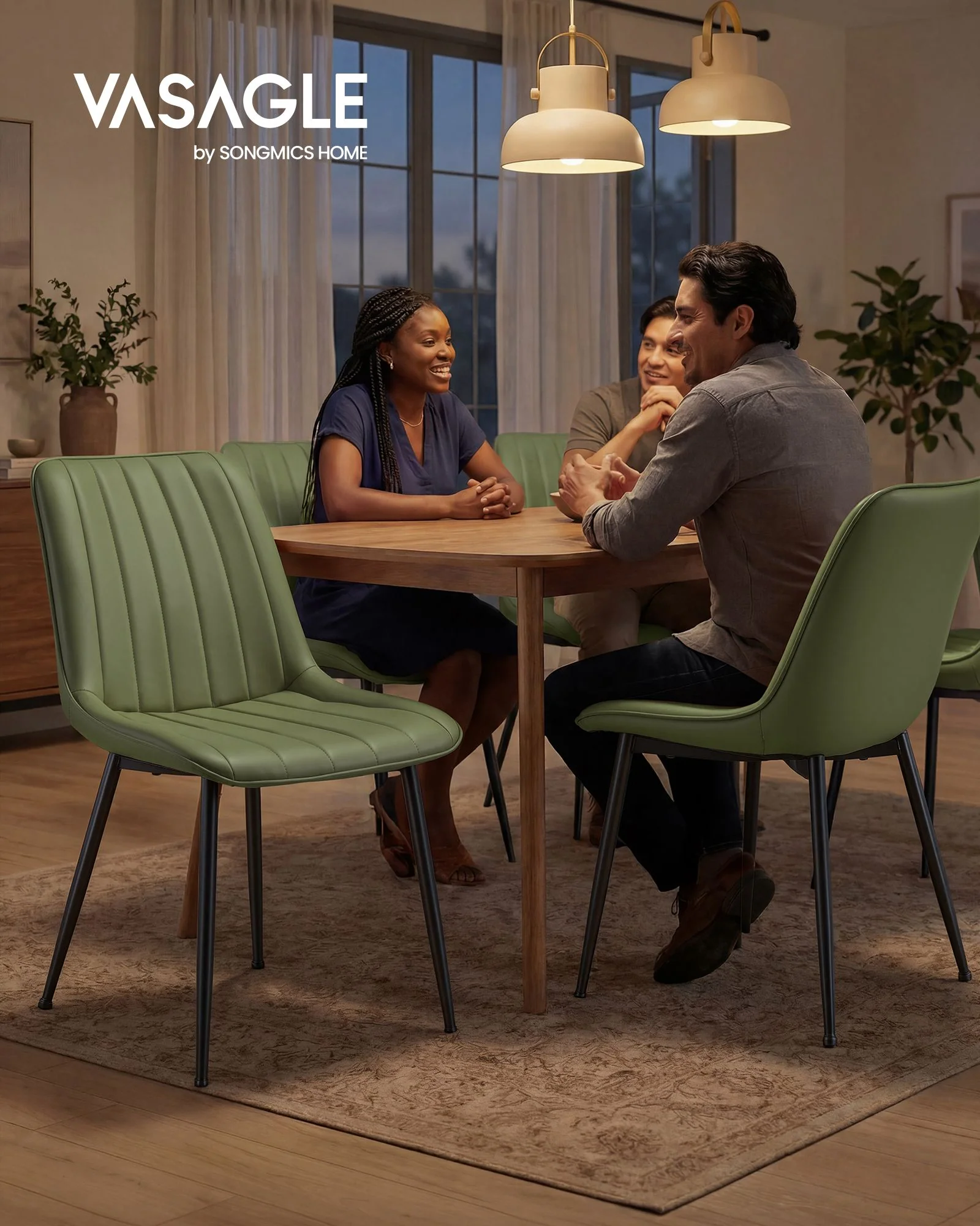 Dining Chairs, Upholstered Kitchen Chairs - Image 3