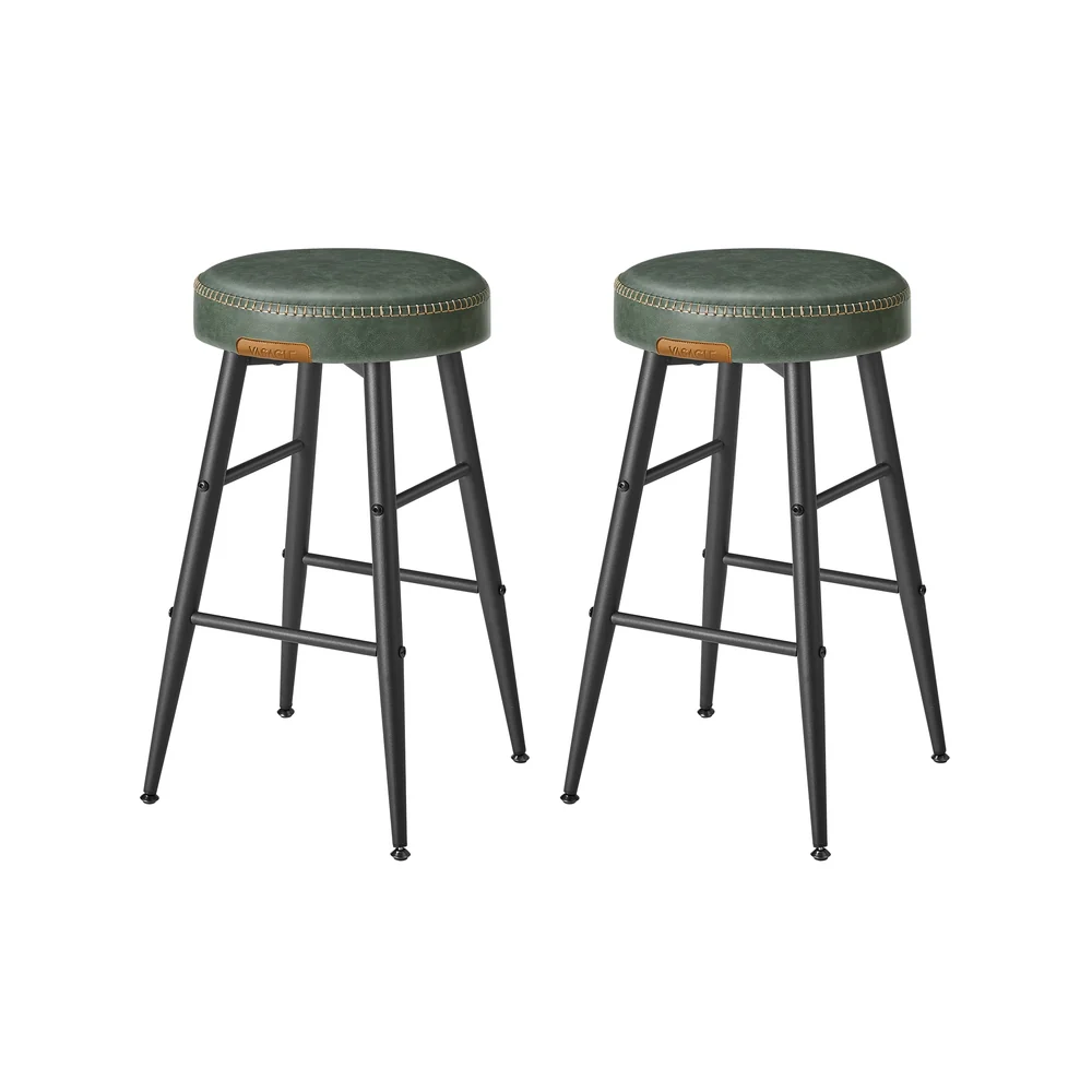 EKHO Collection - Set of 2 Bar Stools 30" Tall - Image 2