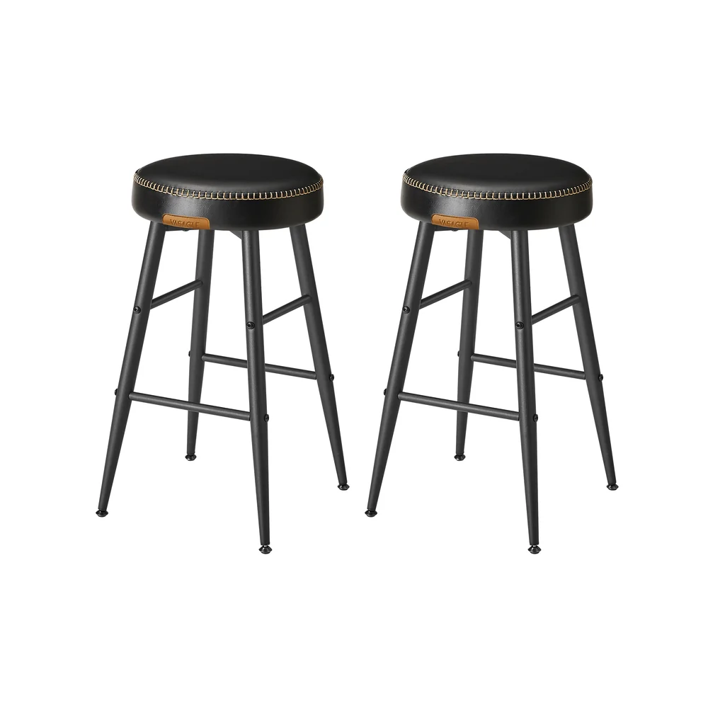 EKHO Collection - Set of 2 Bar Stools 30" Tall - Image 3