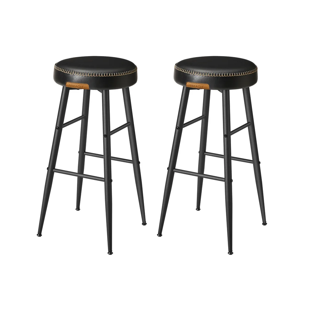 EKHO Collection - Set of 2 Bar Stools 30" Tall - Image 5