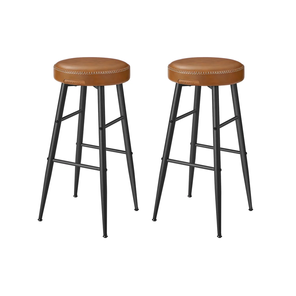 EKHO Collection - Set of 2 Bar Stools 30" Tall - Image 6