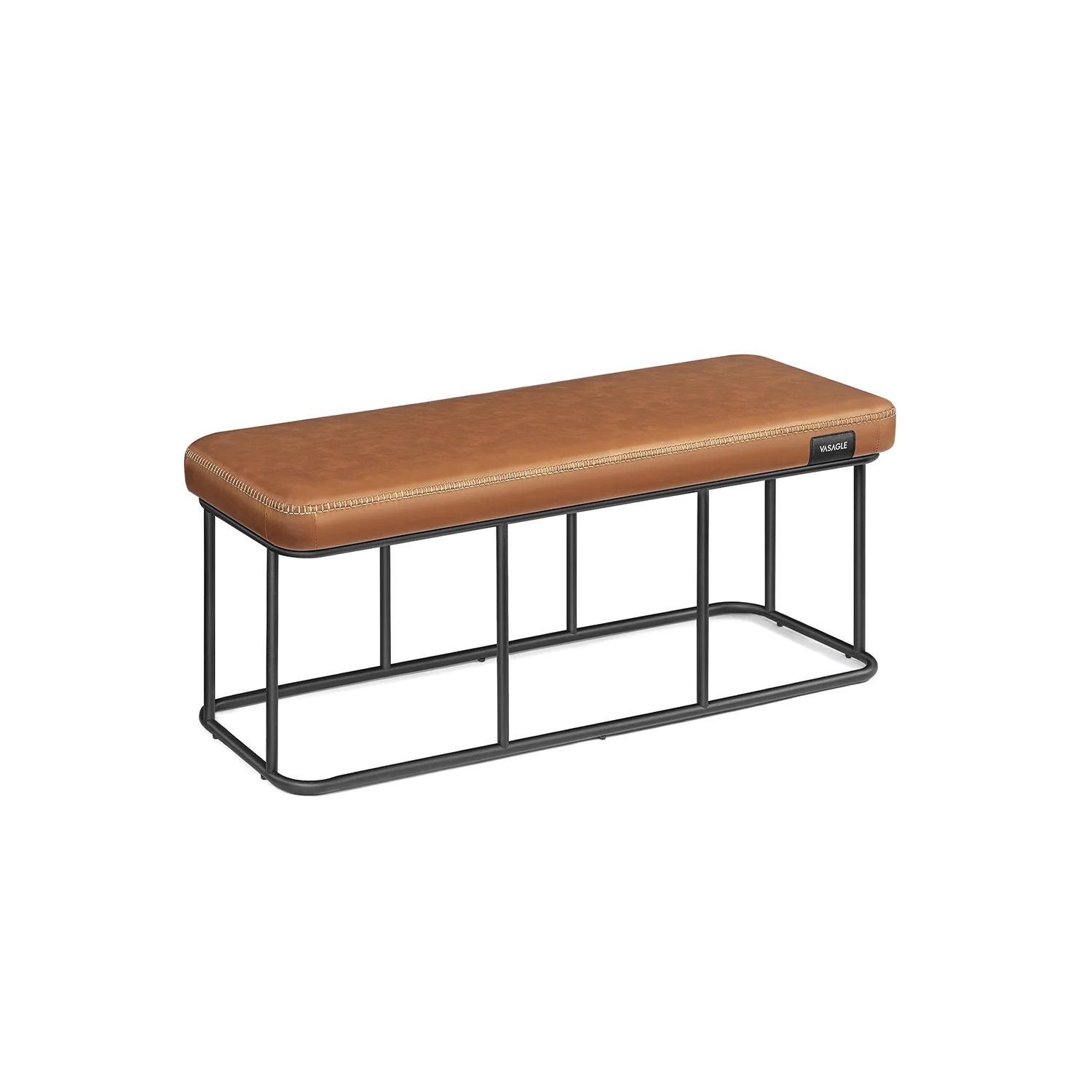 EKHO Collection - Ottoman Bench, Synthetic Leather