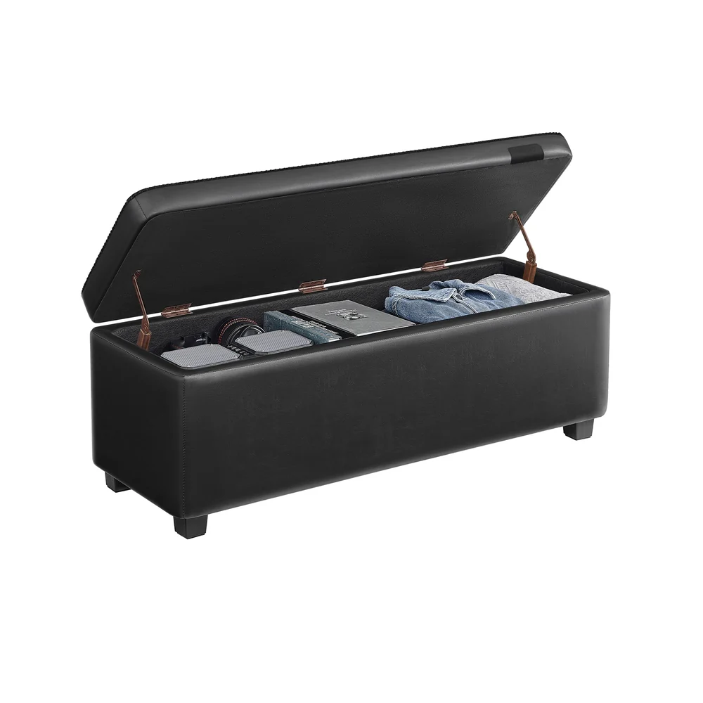 EKHO Collection - Storage Ottoman Bench 25 Gallons - Image 3