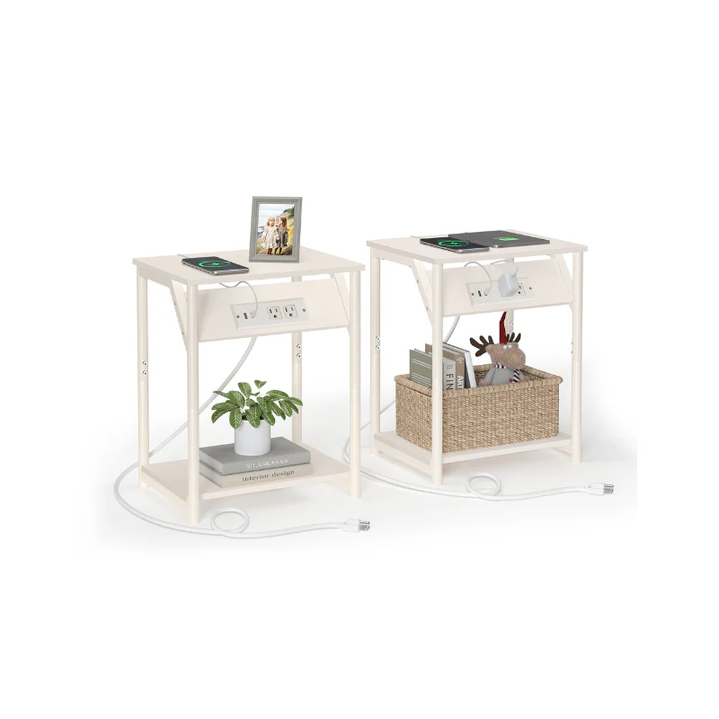 End Table with USB Ports and Outlets - Image 8