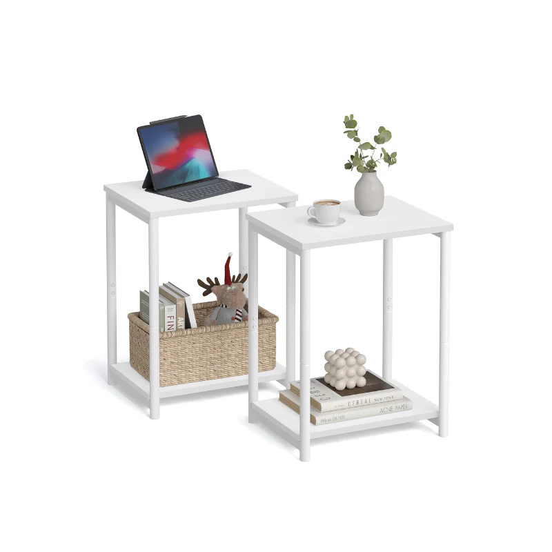Side Table with Open Storage - Image 3