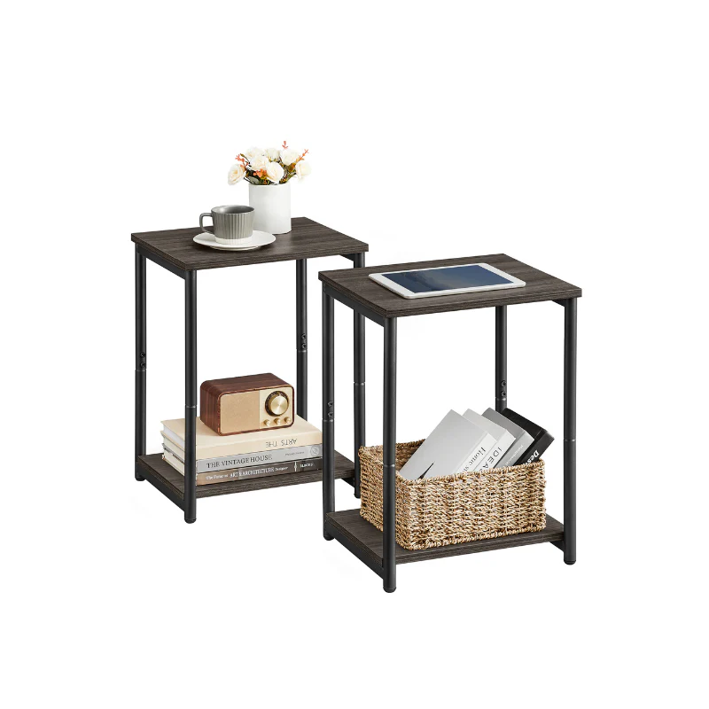 Side Table with Open Storage - Image 4