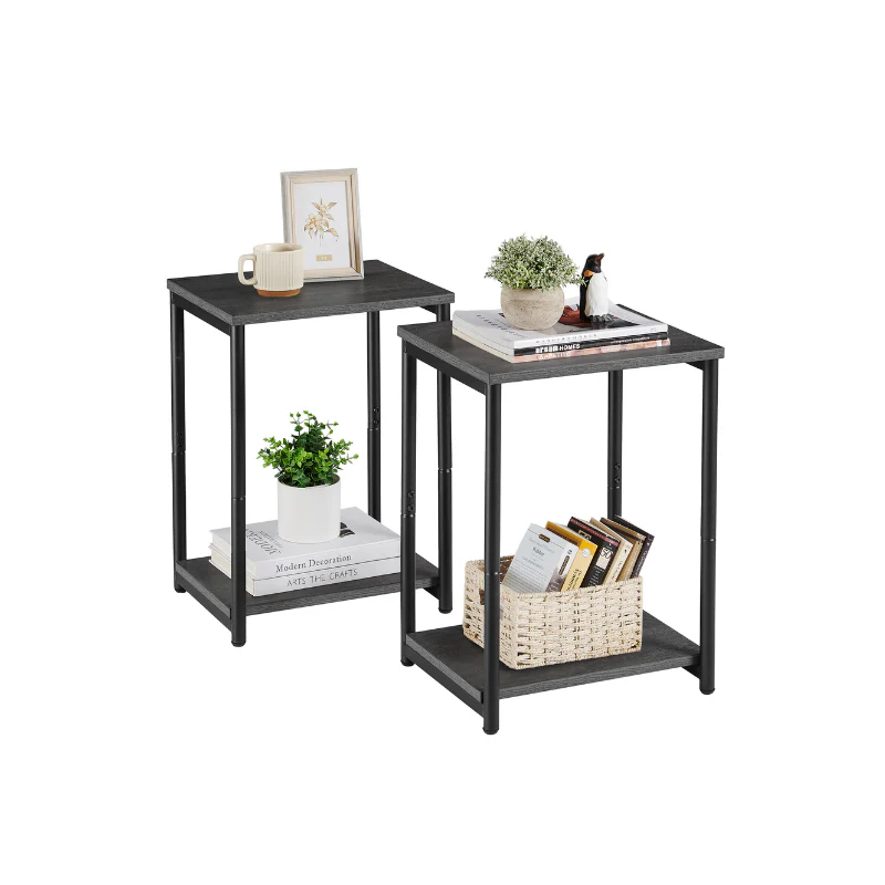 Side Table with Open Storage - Image 5