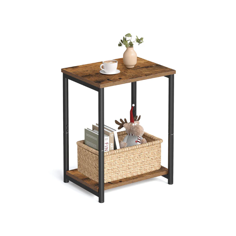 Side Table with Open Storage - Image 6