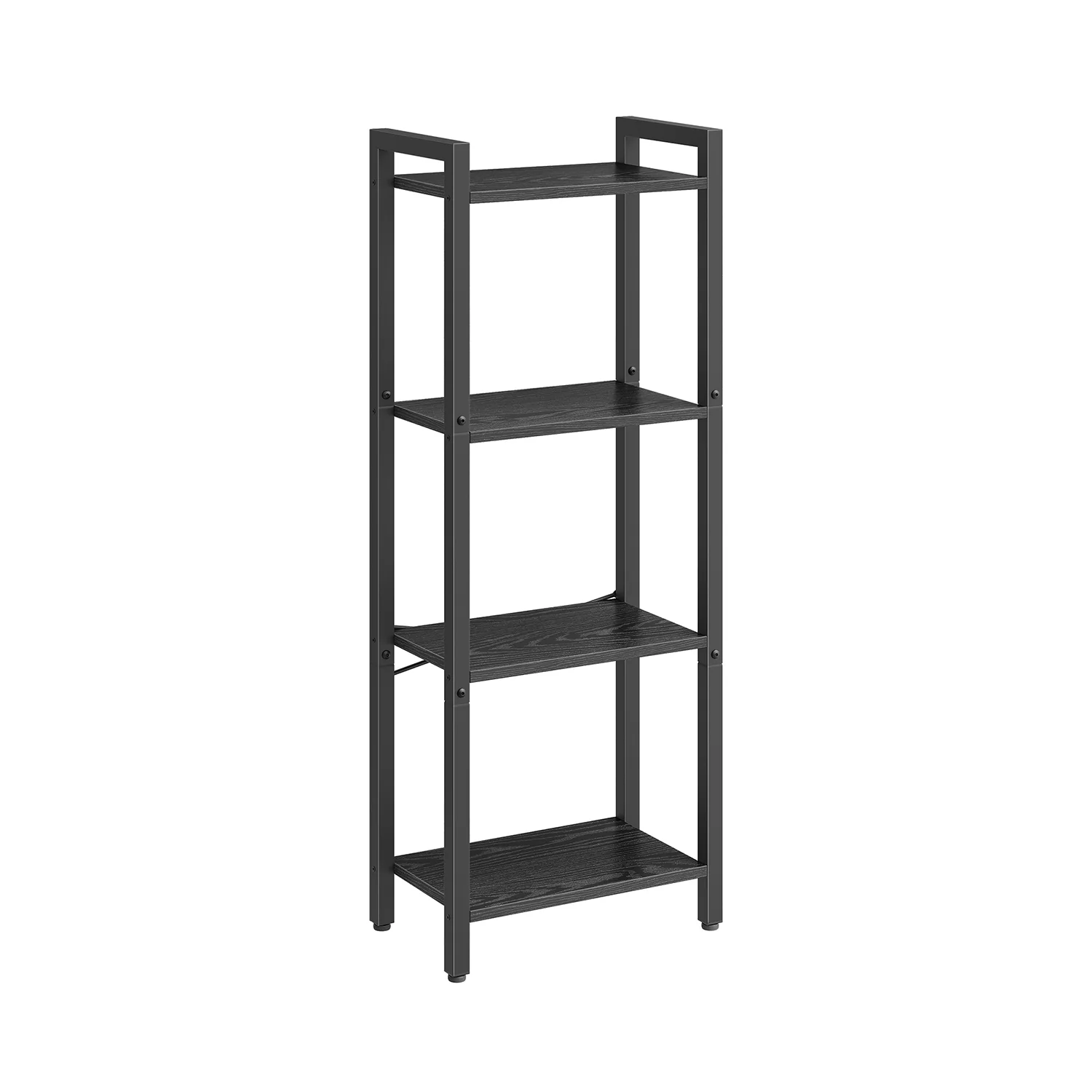 Narrow Bookcase with Steel Frame - Image 5