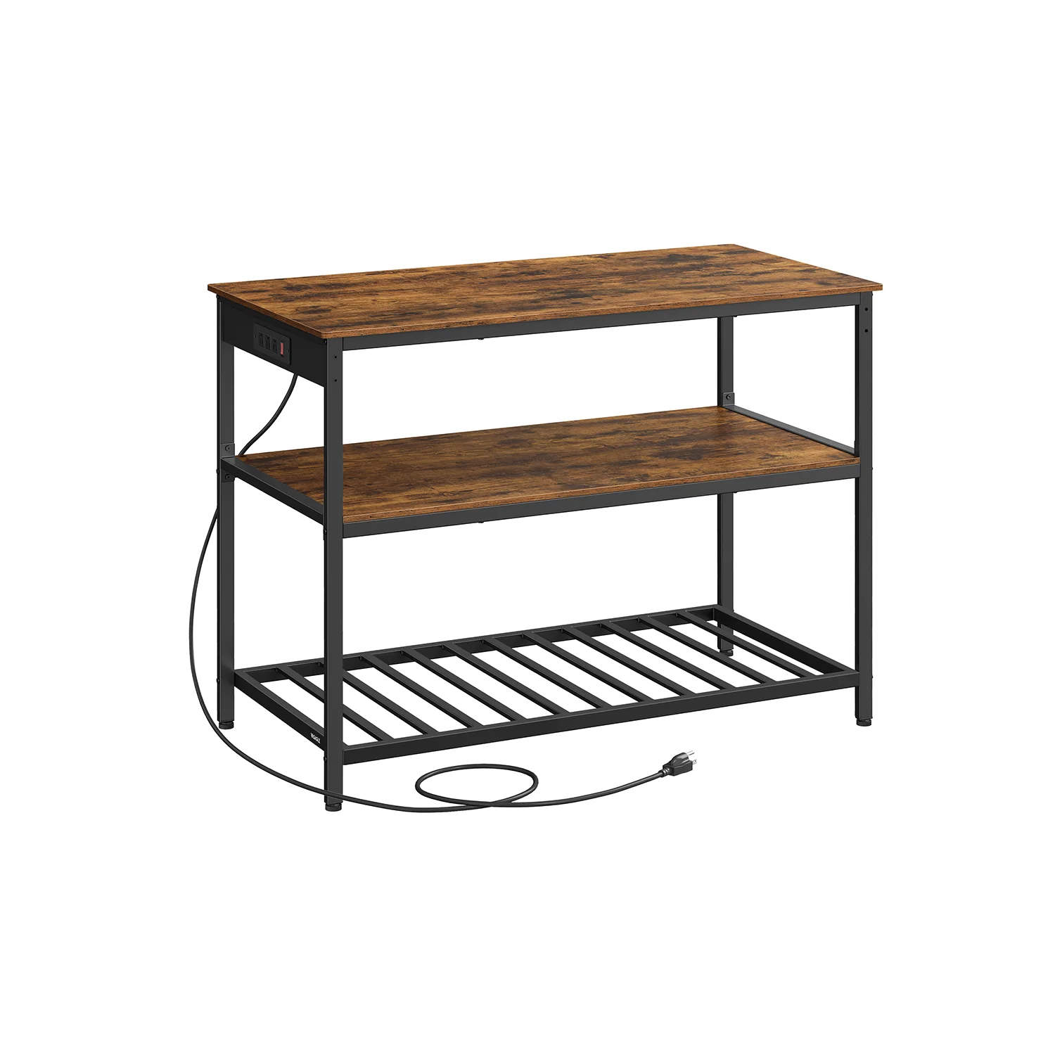 Kitchen Island with 3 Shelves - Image 3