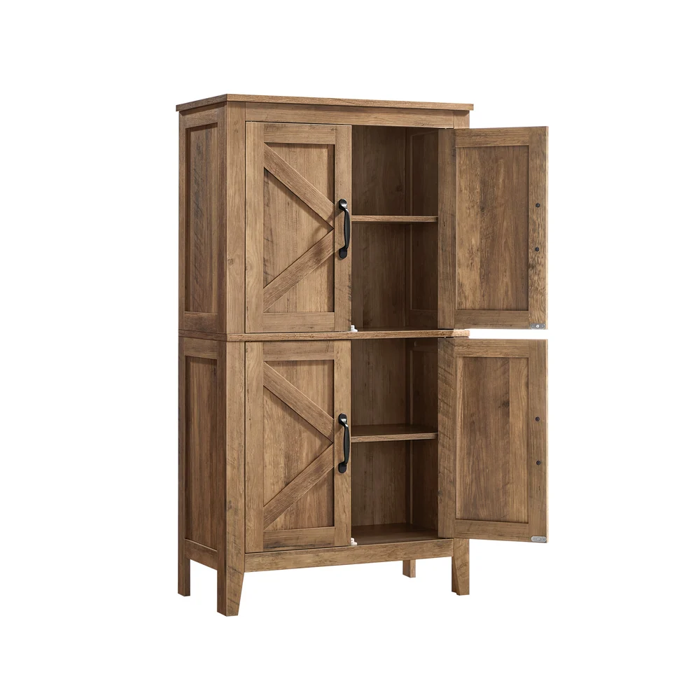 Liry Collection - Farmhouse Storage Cabinet with Barn Doors - Image 2